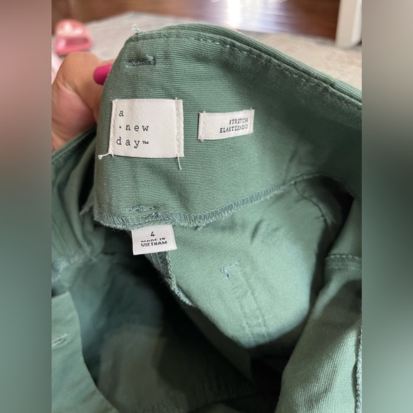 NWT High-Rise Tapered Ankle Tie Front Pants|A New Day Size 4 - Picture 13 of 13